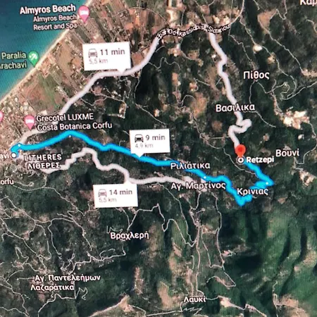 بيت للعطل Rilia Cottagehouse Vouni (Corfu)